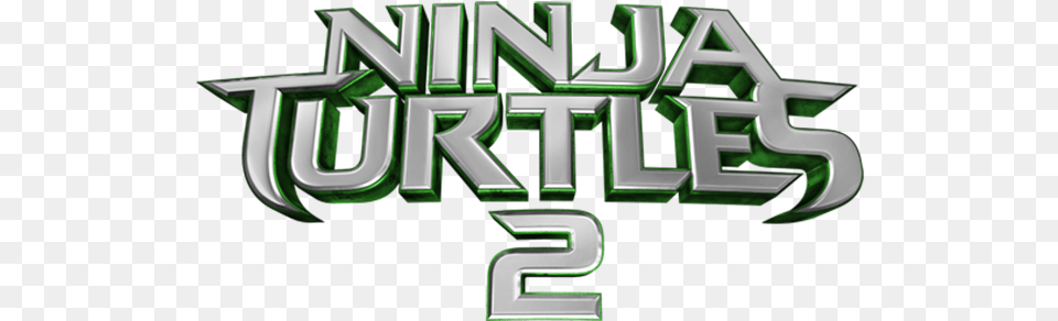Tmnt 2 Logo Picture Teenage Mutant Ninja Turtles 2 Logo, Green, Text Free Png Download