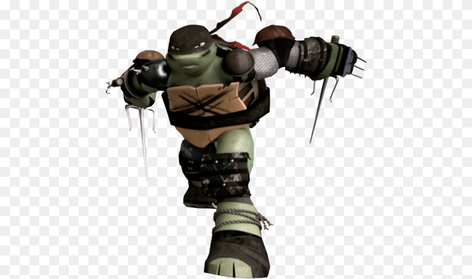 Tmnt 2012 Raphael 19 Teenage Mutant Ninja Turtle Robot Shredder, Adult, Male, Man, Person Png