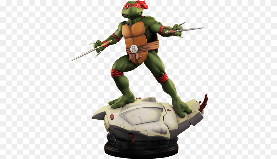 Tmnt Raphael Statue By Pop Culture Shock Ninja Turtles Statue, Baby, Person Free Transparent Png