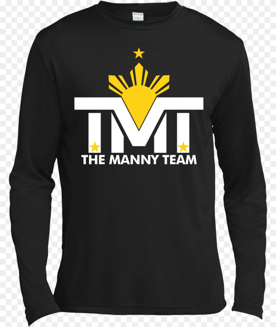 Tmt Shirtthe Manny Pacquiao Team Shirt Hoodie Tank Simpson Adidas Shirt Black, Clothing, Long Sleeve, Sleeve, T-shirt Free Transparent Png