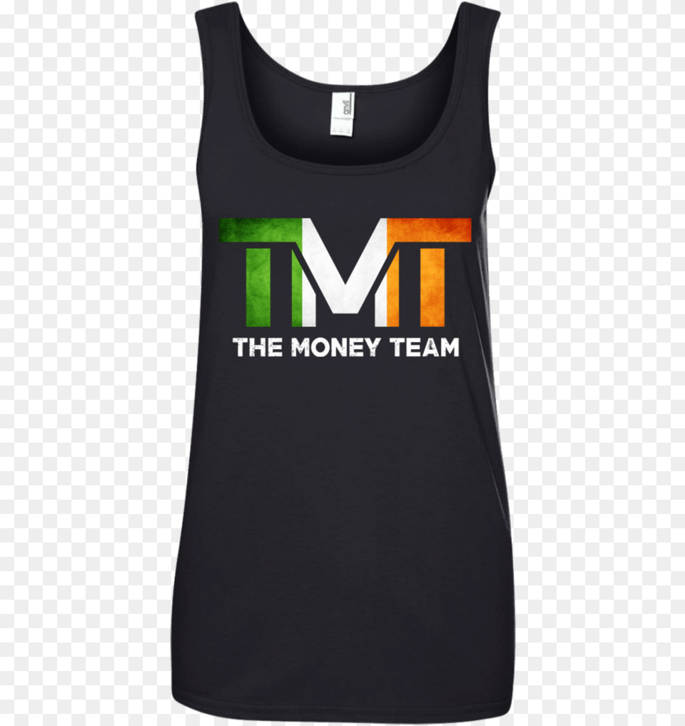Tmt The Money Team Shirt Shirts 882l Anvil Ladies Mayweather Promotions, Clothing, Tank Top, Adult, Bride Png Image