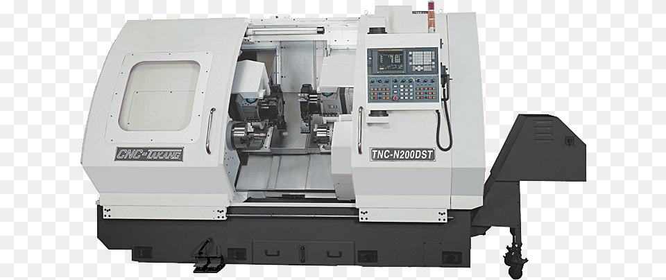 Tnc N200dstdst B Twin Spindle Twin Turret Cnc Lathes Cnc Double Spindle Lathe Machines, Machine Free Transparent Png