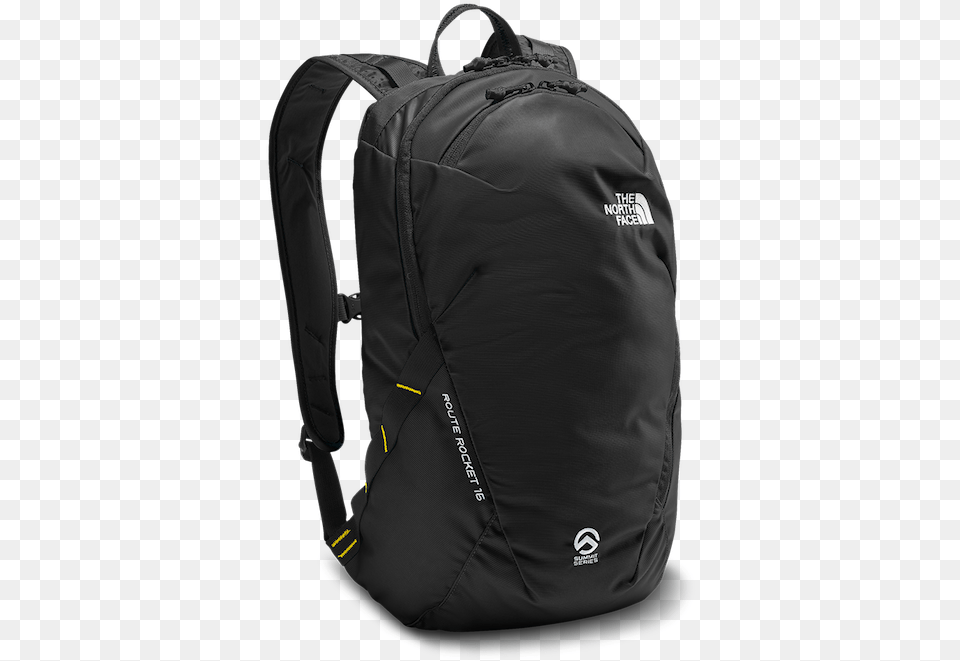 Tnf Black Canary Yellow North Face Route Rocket, Backpack, Bag Free Png