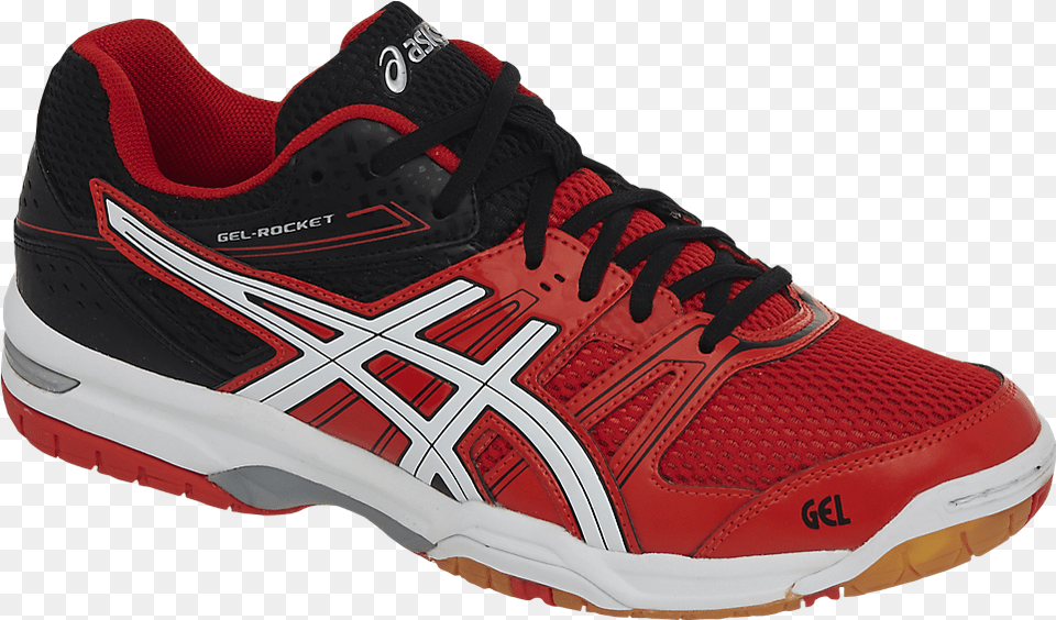 Tnis Asics Gel Rocket 8 Masculino, Clothing, Footwear, Running Shoe, Shoe Free Png Download