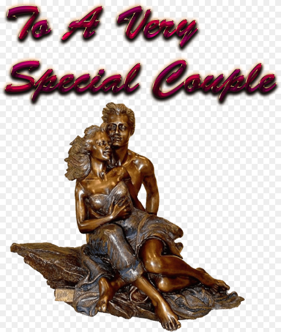 To A Very Special Couple Image Download Wishing You Happy Anniversary, Bronze, Figurine, Adult, Male Png