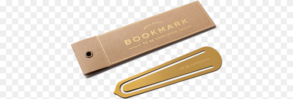 To Be Continued Brass Bookmark Bookmark, Blade, Weapon, Wedge, Knife Free Transparent Png