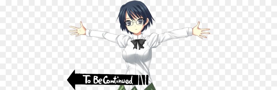 To Becontihued Katawa Shoujo Shizune Clothing Anime Anime, Book, Comics, Publication, Person Png