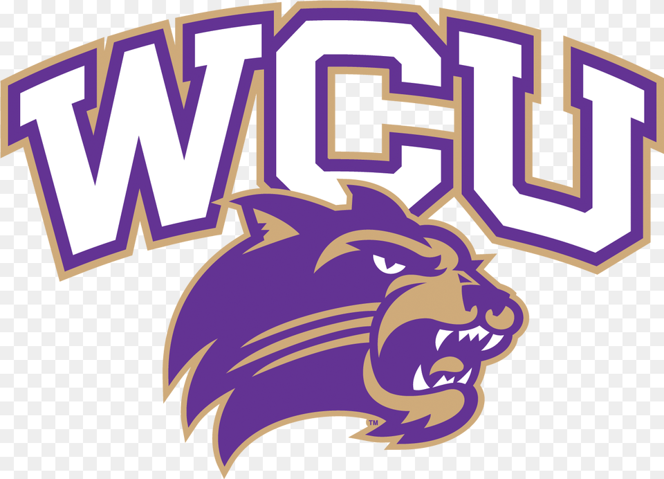 To Broadcast Opening Day Of Catamount Western Carolina University, Purple, Logo, Art, Animal Png Image