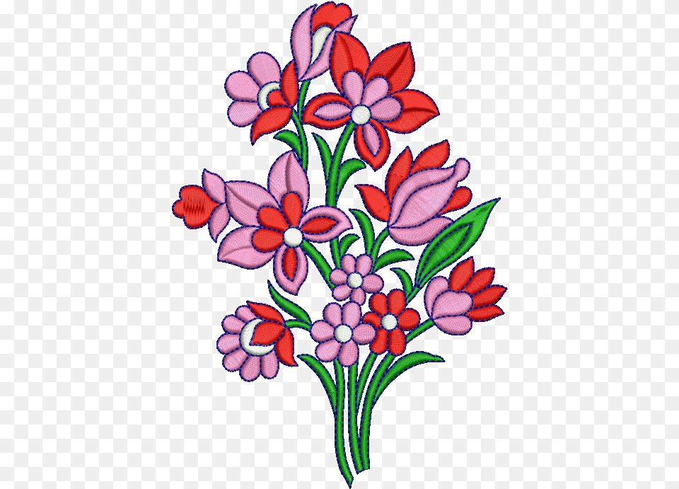 To Dst Floral, Embroidery, Pattern, Plant, Stitch Free Transparent Png