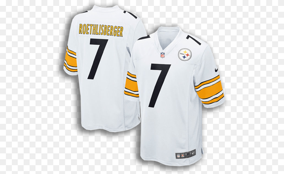 To Get Your Steelers Gear Click Here Ben Roethlisberger White Jersey, Clothing, Shirt, T-shirt Free Png
