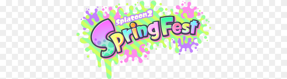 To Grab Splatoon 2 Spring Fest Logo, Art, Graphics, Purple, Dynamite Free Transparent Png