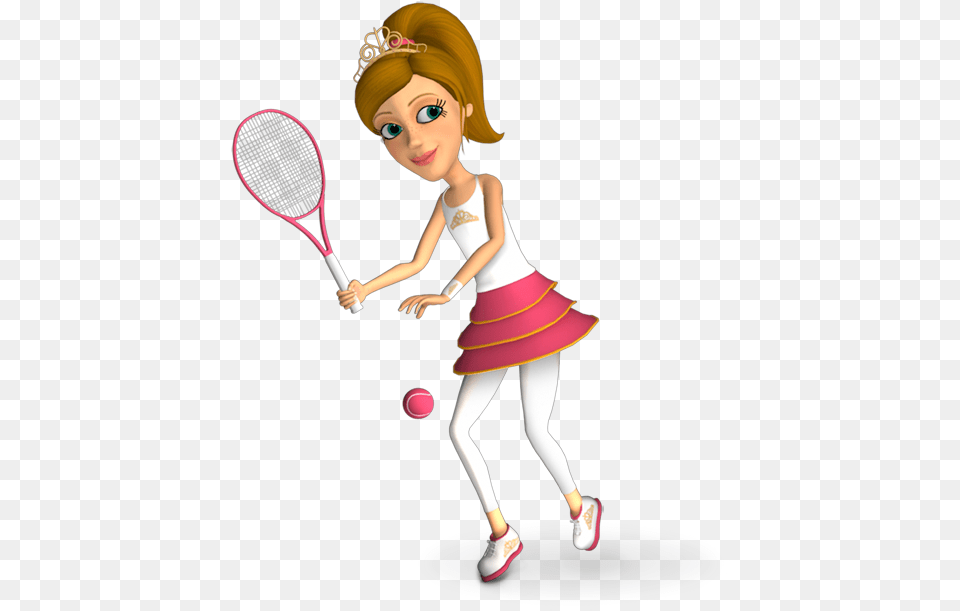 To Introduce Girls Aged 5 8 To Tennis In A Fun Lively Soft Tennis, Child, Female, Girl, Person Free Png Download