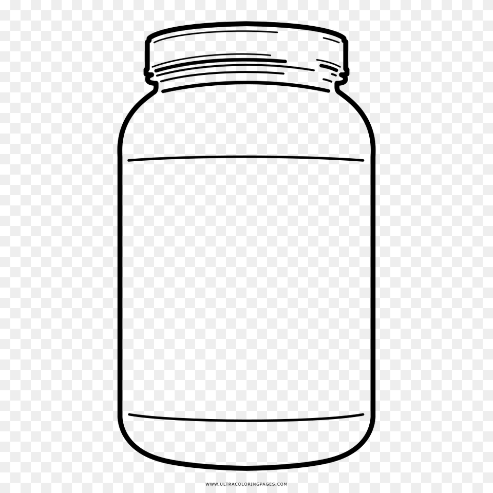 To Jar Coloring, Gray Free Transparent Png