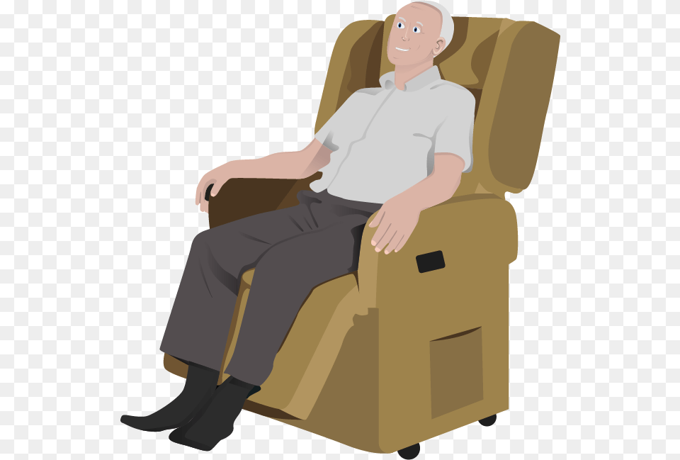 To Keep Your Spine In Its Natural Position Information, Chair, Furniture, Adult, Armchair Png