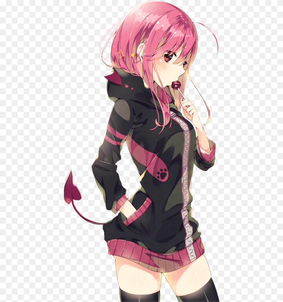 To Love Ru Cute Anime Girl Pink Hair, Book, Comics, Publication, Person Png Image