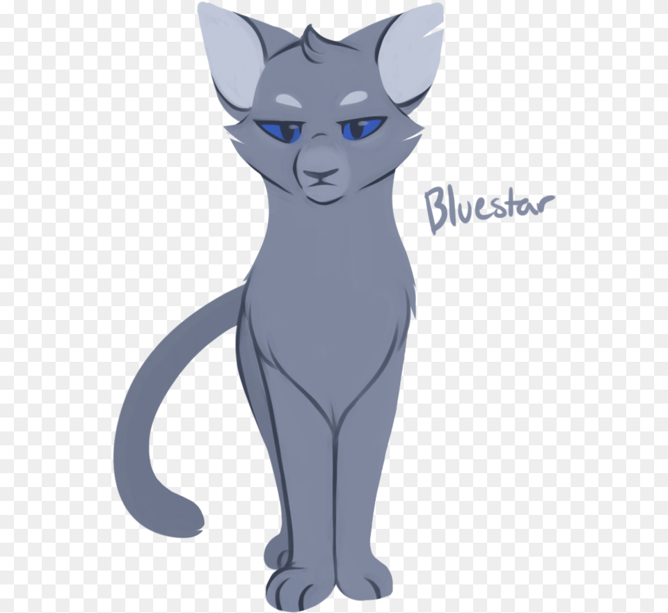 To Medium Sized Blueline Longhair Warrior Cat Bluestar Art, Animal, Mammal, Pet, Person Free Png