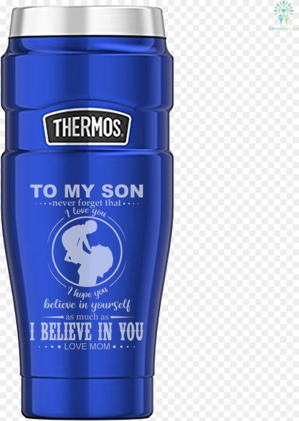 To My Son Never Forget That I Love You I Hope You Believe Water Bottle, Shaker Png