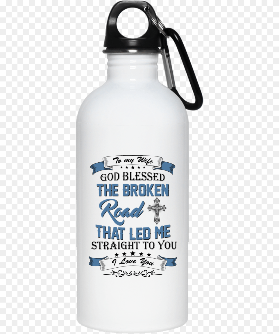 To My Wife God Blessed The Broken Road That Led Me 99 Problems But Beer Solves Them Funny Tee, Bottle, Water Bottle, Shaker Free Png
