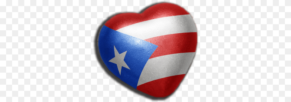 To One Year Sisters Of Divine Providence Puerto Rico Flag Transparent Heart, Ball, Rugby, Rugby Ball, Sport Png