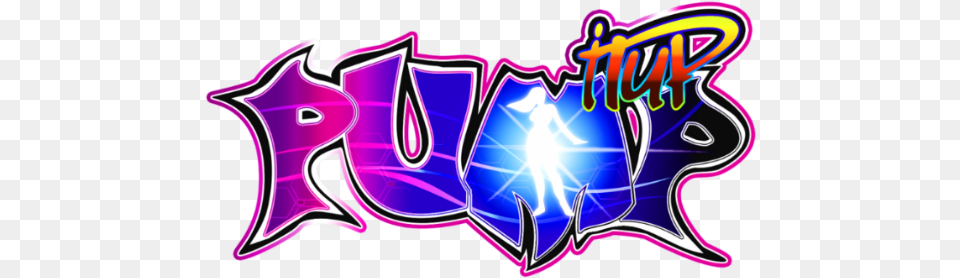 To Pump It Up Andamiro Logo, Art, Graphics, Light, Purple Free Transparent Png