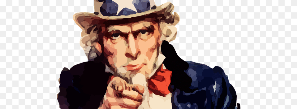 To Sam La Personificacin Nacional De Estados Unidos Uncle Sam Wants, Person, Photography, Portrait, Head Png