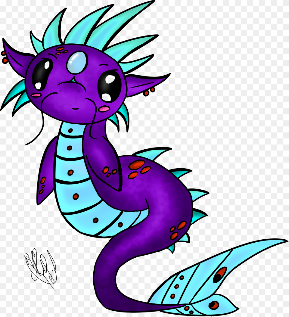 To Save Space Iu0027m Only Keeping A Few The Cute Water Creatures Drawings Fictianal, Dragon Free Png Download