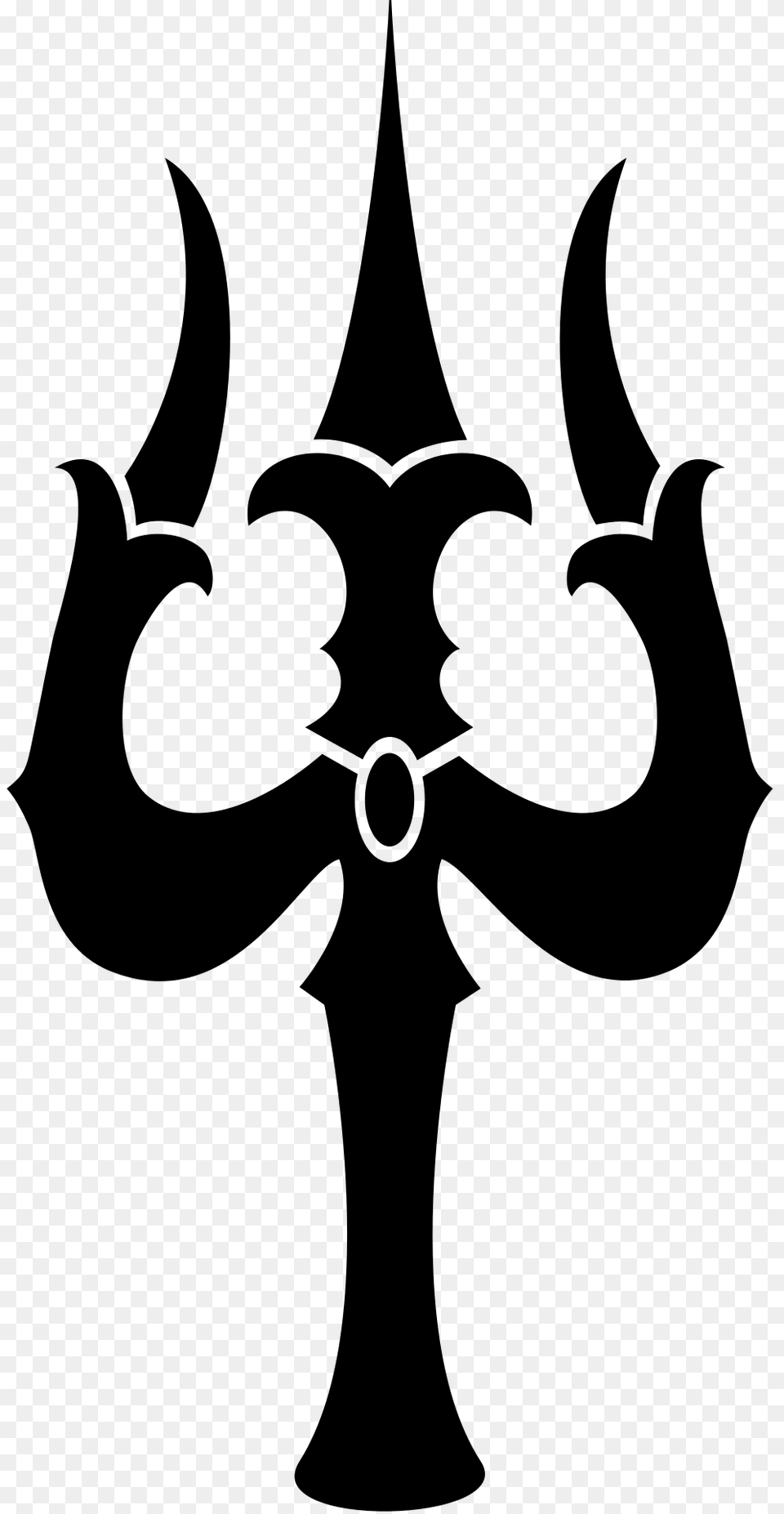 To See All Three Points Of The Trishul, Gray Free Transparent Png