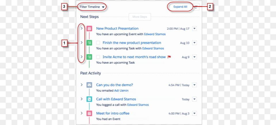 To See More Details Including Important Notes In The Salesforce Lightning Activity Timeline, Page, Text, File Png