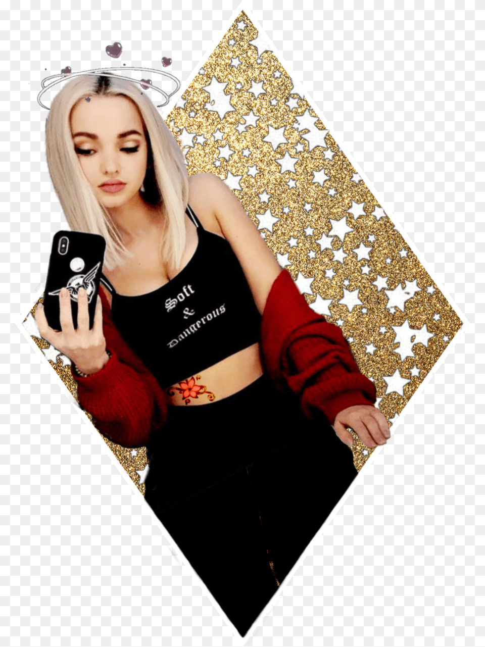 To See Us Shine Cause We Golden Dovecameron Diam, Portrait, Photography, Person, Face Free Png