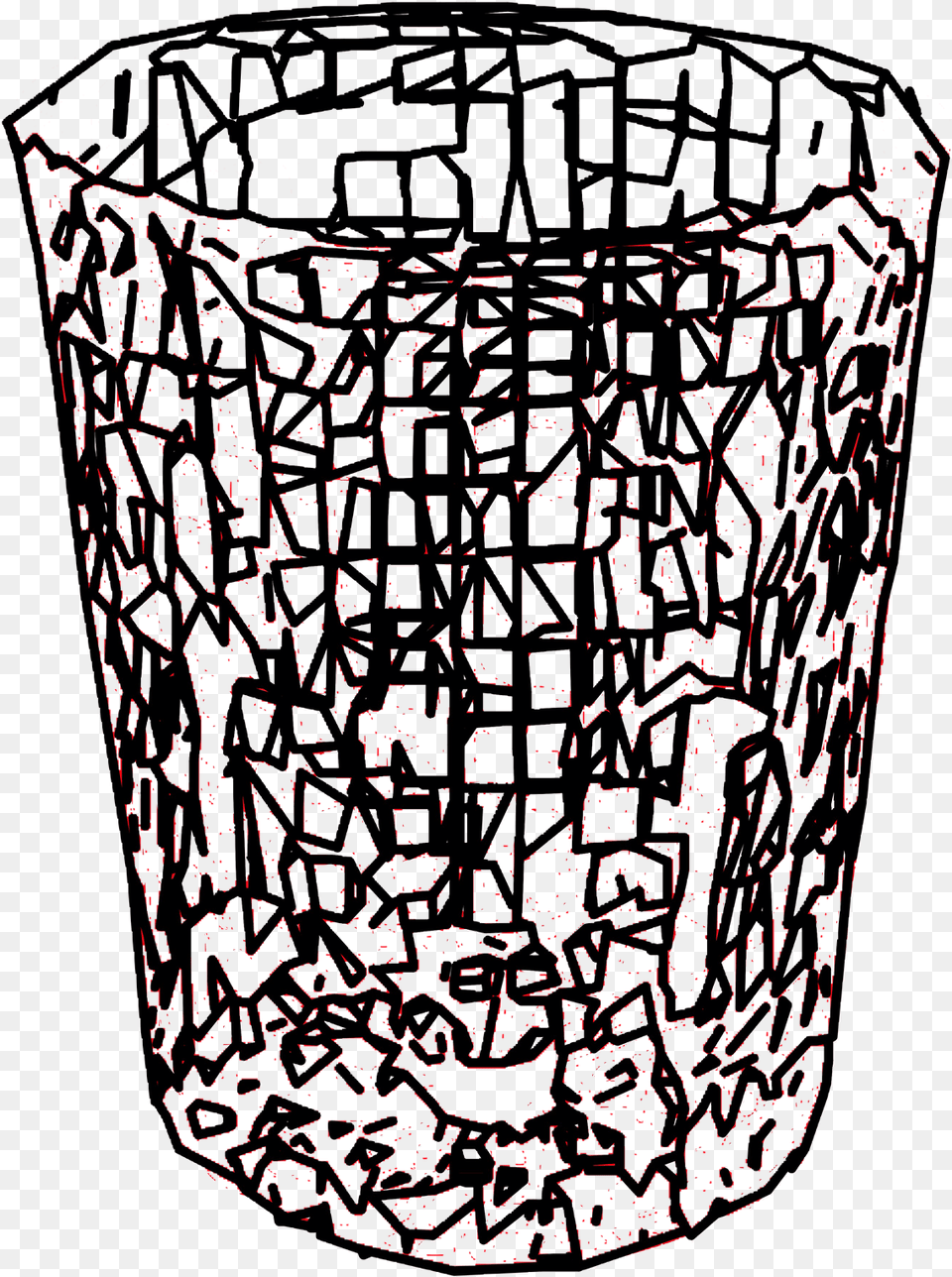 To The Left Is An Quotempty Recycling Binquot Icon, Jar, Pottery, Basket, Vase Png Image