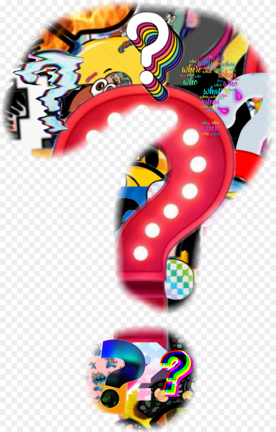 To The Question Mark Challenge Questionmark Illustration, Art, Graphics, Baby, Person Free Png Download
