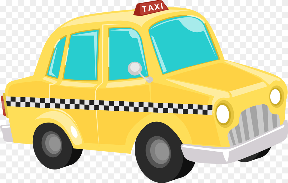 To Use Ampamp Public Domain Taxi Clip Art Cab Clipart, Car, Transportation, Vehicle, Moving Van Free Png