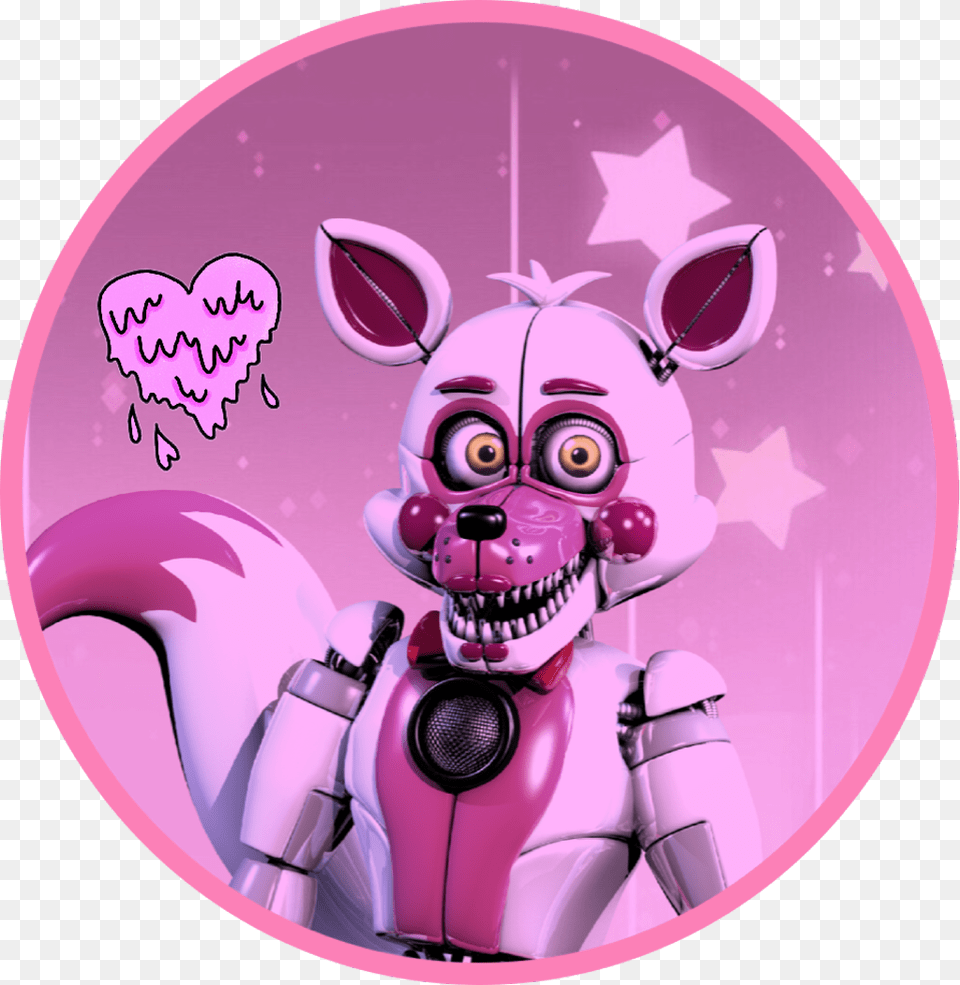 To Use Funtime Foxy Icon Fnaf Funtime Foxy Model, Purple Free Png Download