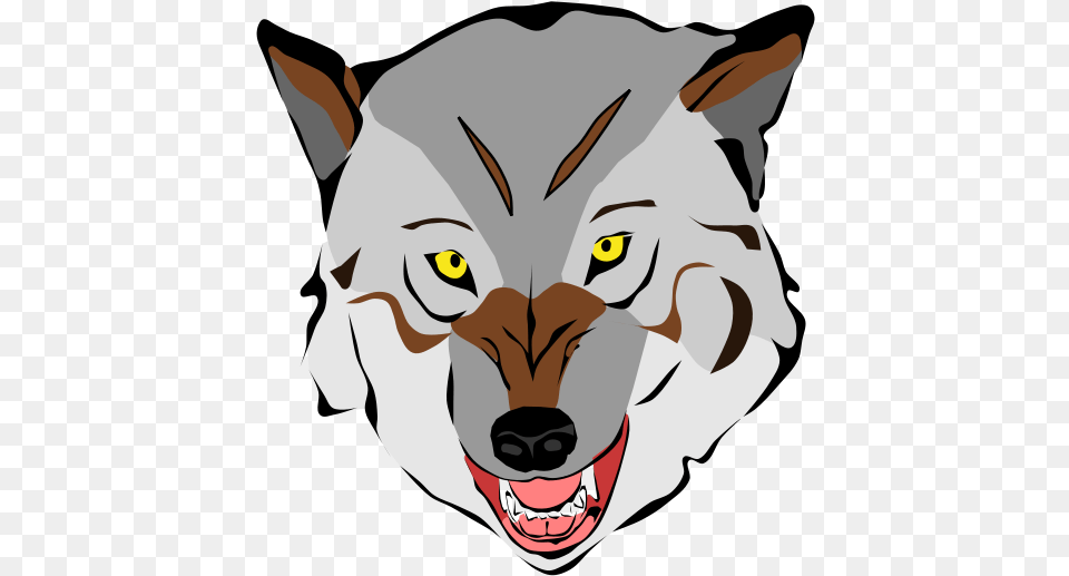To Use Public Domain Wolf Clip Art Cute Wolf Head Clipart, Snout, Animal, Mammal, Baby Free Png