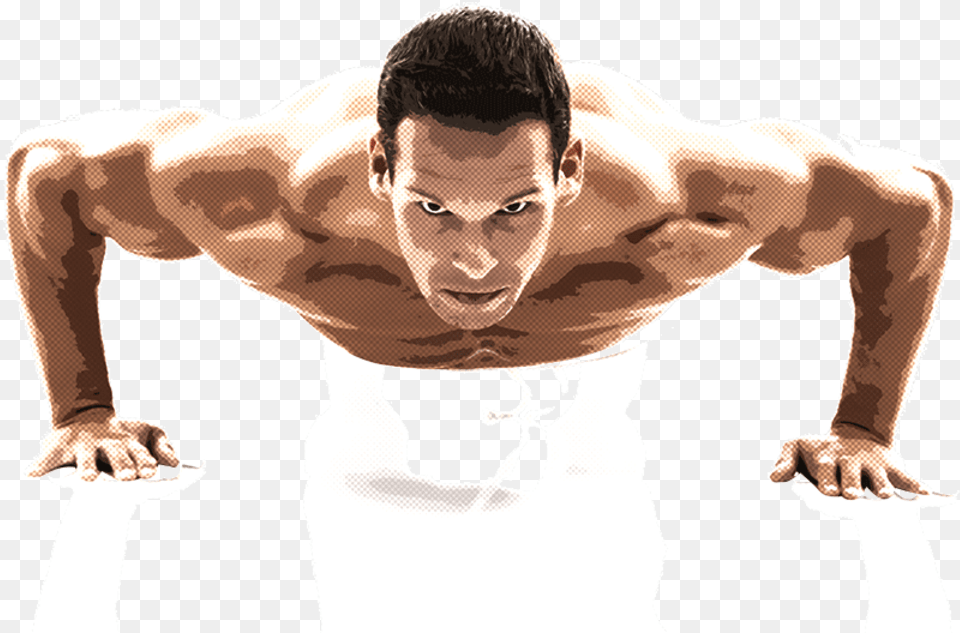 To Warm Up Muscle And Performance Someone Doing Push Ups, Adult, Person, Man, Male Png Image