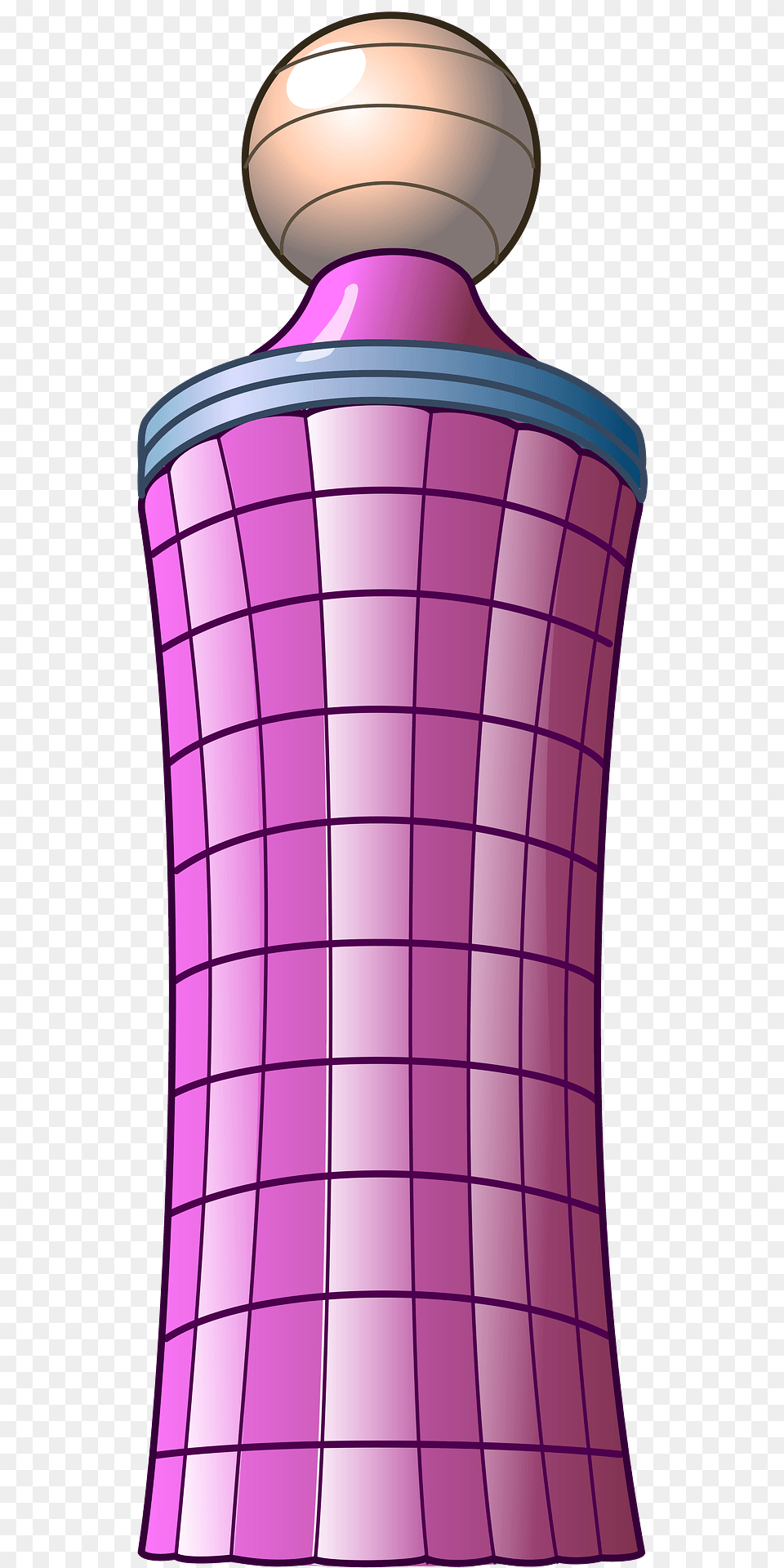 Toa Cao Tang Tower Clipart, Purple, Jar, Architecture, Beacon Free Png Download