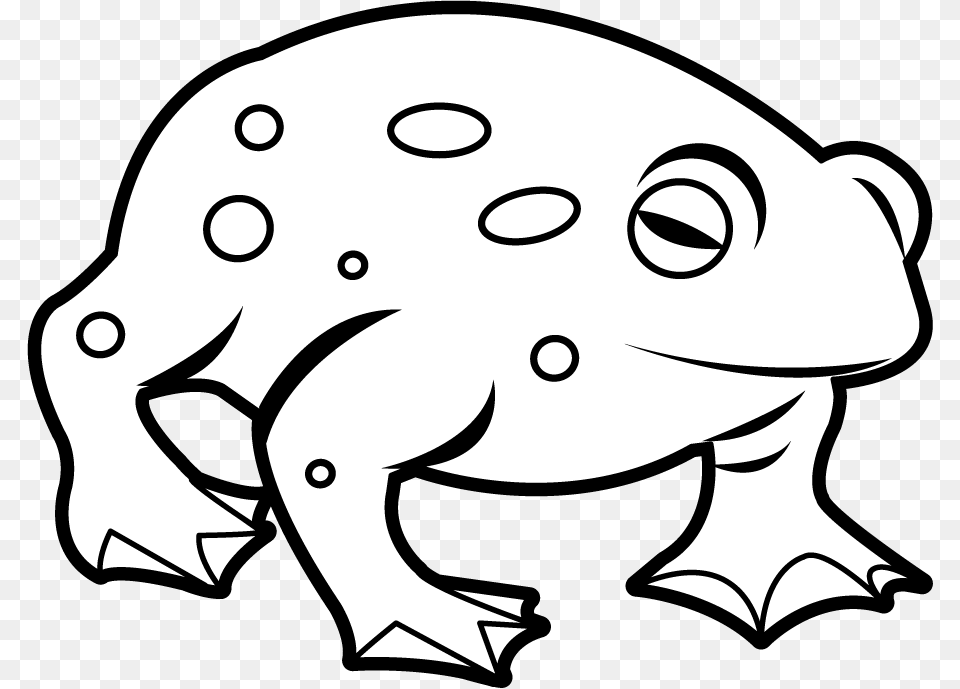 Toad Black And White Transparent Toad Black And White, Stencil, Art, Baby, Person Free Png