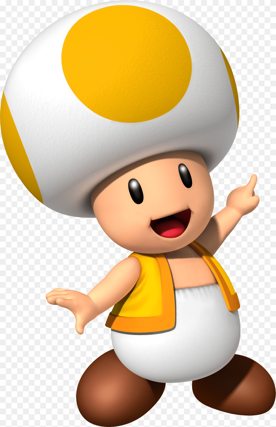 Toad Clipart Happy Yellow Toad From Mario, Nature, Outdoors, Snow, Snowman Free Transparent Png