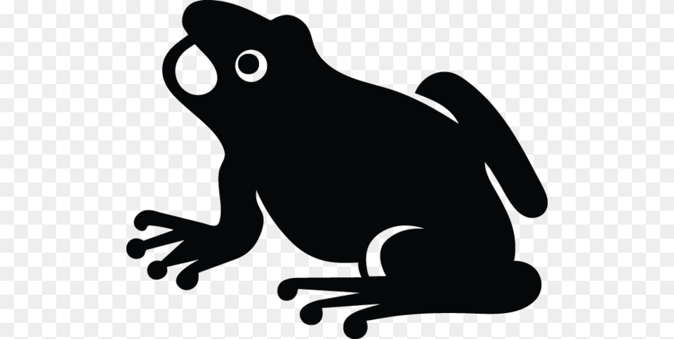 Toad Silhouette At Getdrawings Frog Vector, Amphibian, Animal, Wildlife, Person Free Png Download