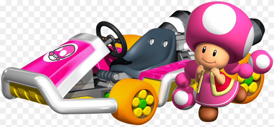 Toadette Has Her Own Car Super Mario Mario Kart, Transportation, Vehicle, Face, Head Free Png Download