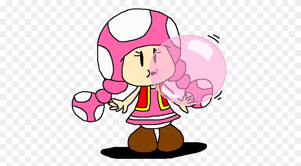 Toadettes Bubble Gum Cute, Purple, Baby, Person, Balloon Png
