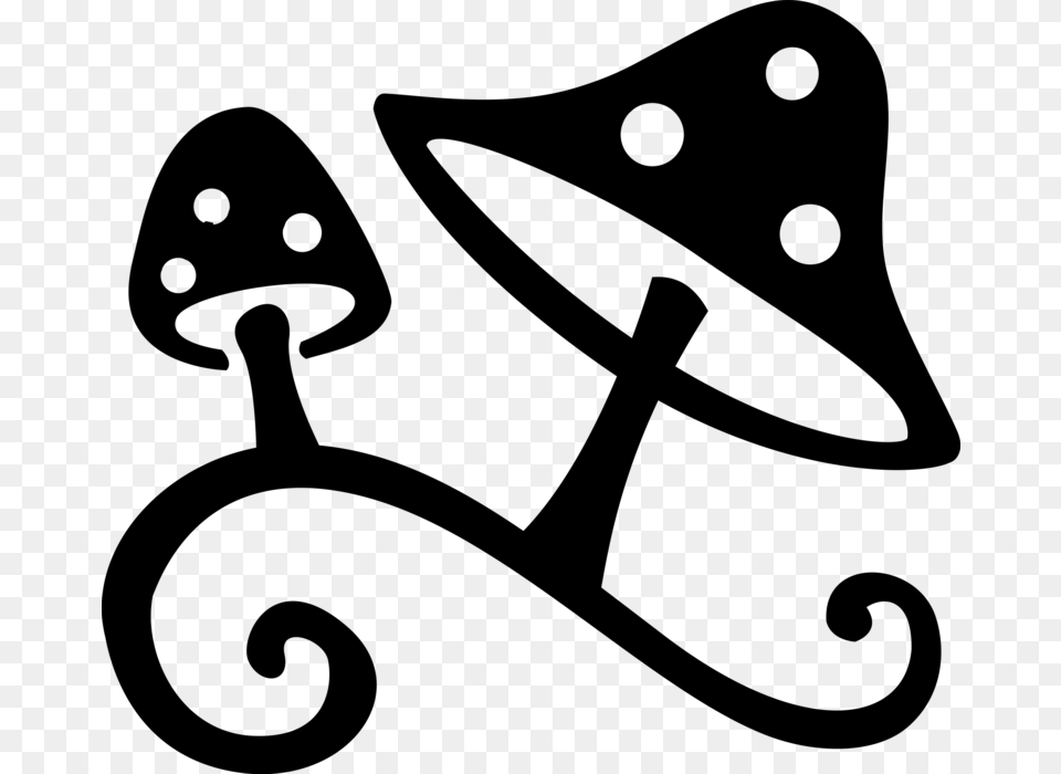 Toadstool Cogumelo Vetor, Gray Png