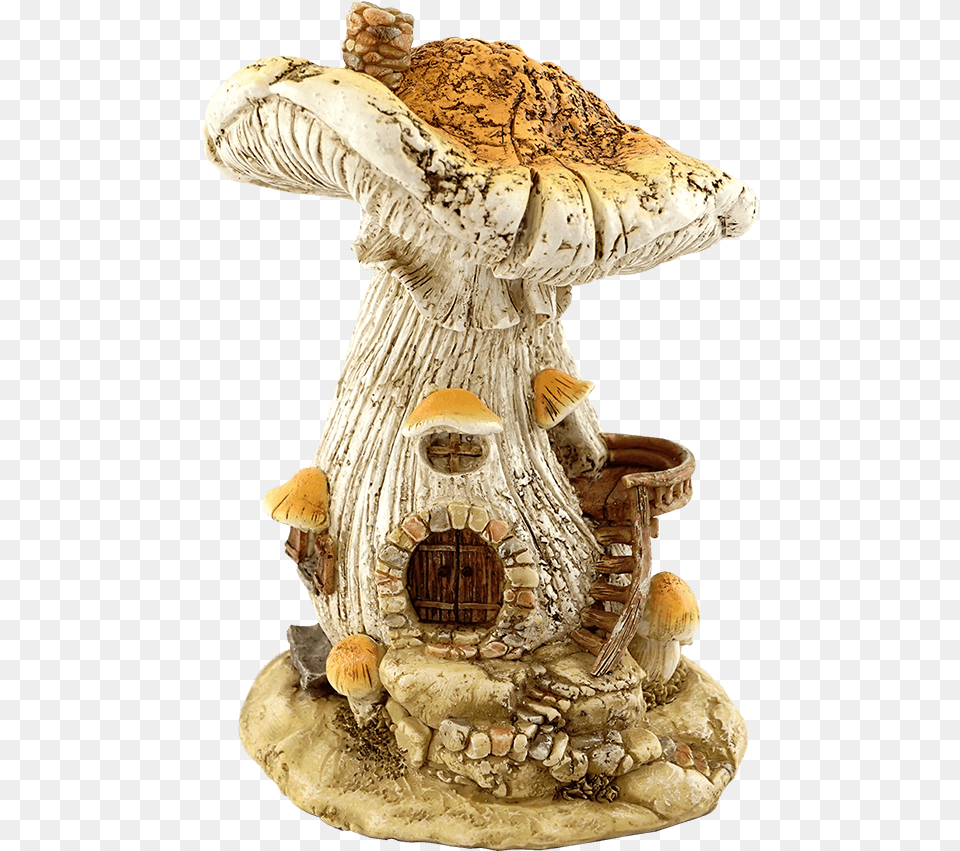 Toadstool Fairy Garden House Figurine, Fungus, Plant, Agaric, Mushroom Png