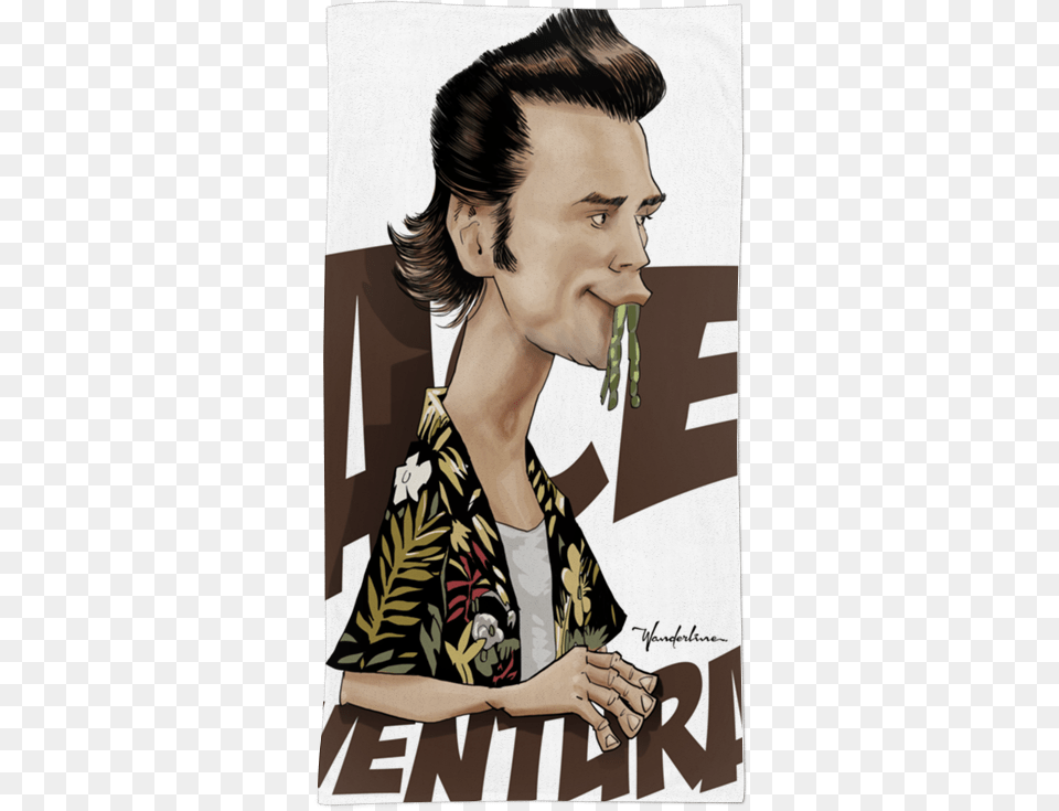 Toalha Ace Ventura De Wanderline Freitasna Illustration, Accessories, Jewelry, Earring, Person Png Image