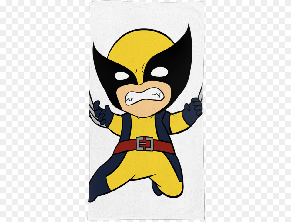 Toalha Wolverine Chibi De Virglio Silveirana Wolverine, Baby, Person, Cartoon Png Image