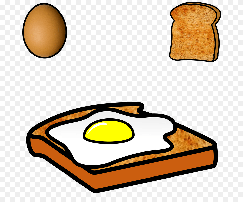 Toast Clipart Square, Bread, Food, Egg Free Png Download