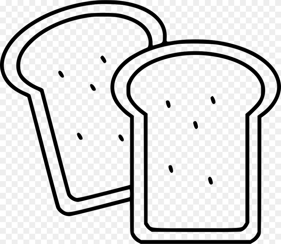 Toast Icon, Bread, Food, Cork Png Image