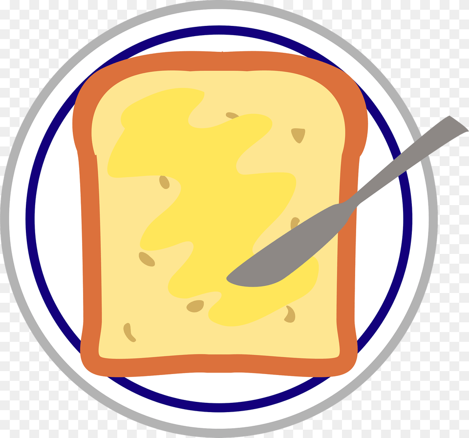 Toast With Butter Clipart, Bread, Food, Face, Head Free Png Download