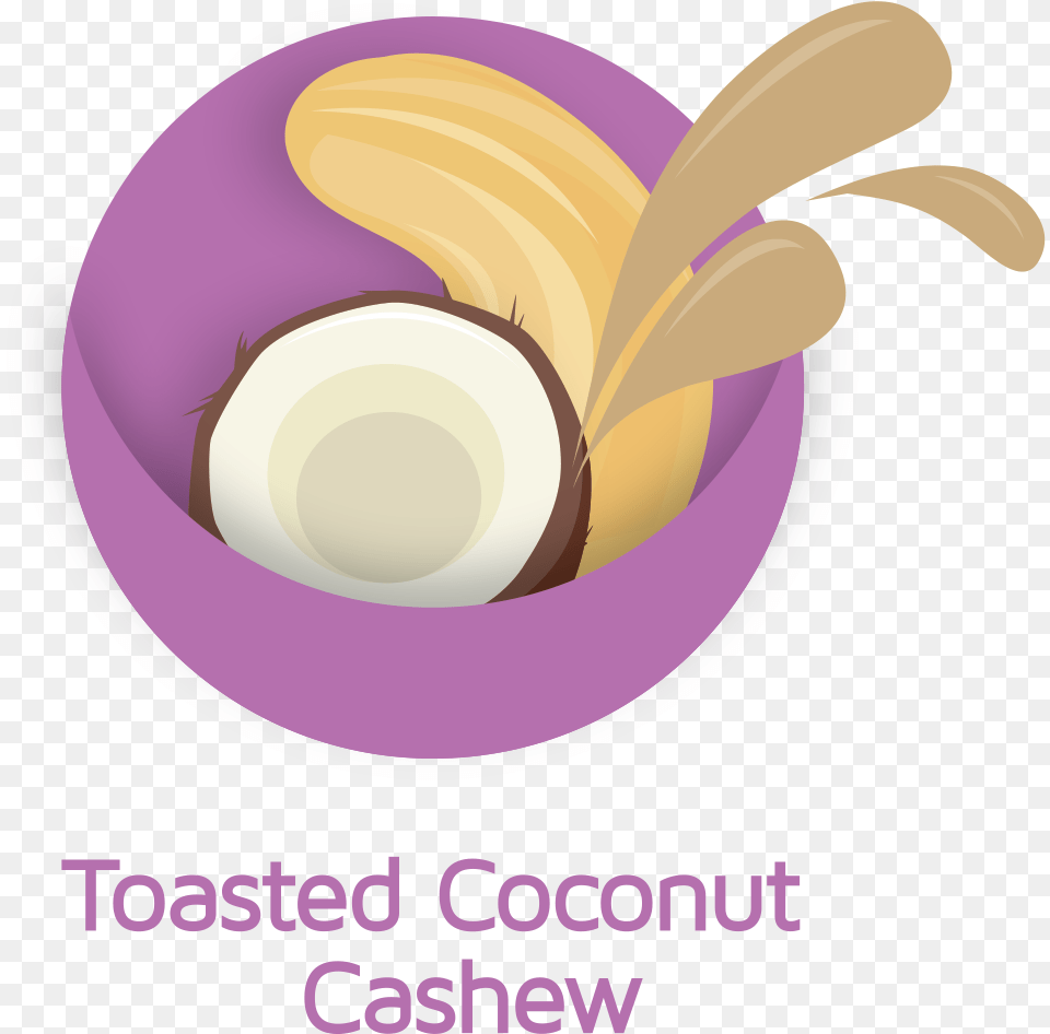 Toasted Coconut Cashew, Produce, Plant, Banana, Fruit Png Image