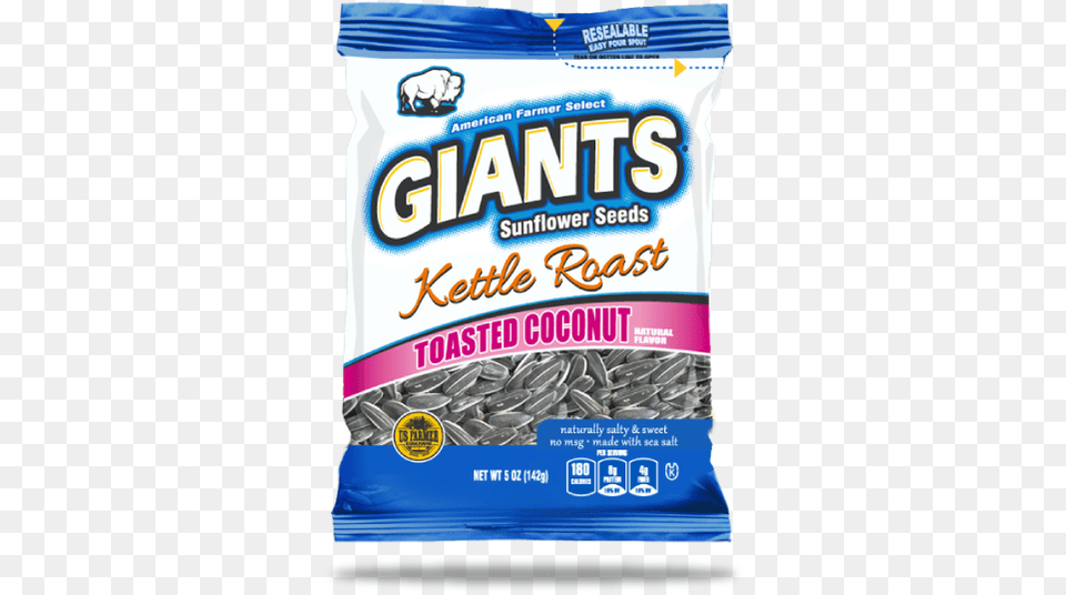 Toasted Coconut Kettle Roast Giants Sunflower Seeds Kettle Roast Dill Pickle Flavor, Food Free Transparent Png
